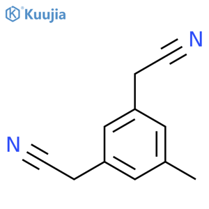 5-Methyl-1,3-benzenediacetonitrile structure