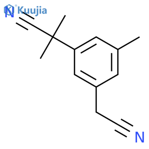 a1,a1,5-Trimethyl-1,3-benzenediacetonitrile structure