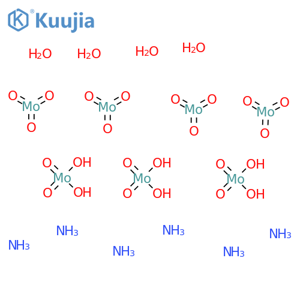 Ammonium molybdate tetrahydrate structure