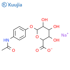 4-Acetamidophenyl b-D-Glucuronide Sodium Salt structure