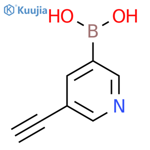 5-Ethynylpyridin-3-ylboronic Acid structure