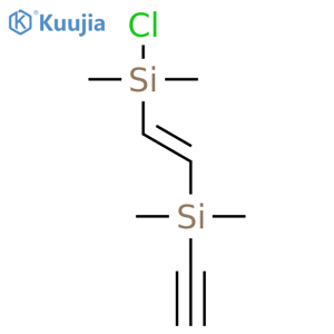 Silane, [2-(chlorodimethylsilyl)ethenyl]ethynyldimethyl- structure