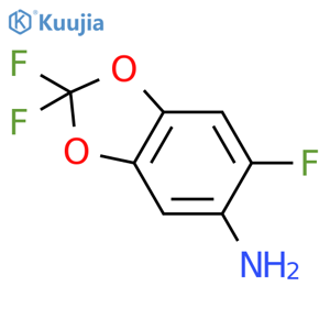 2,2,6-Trifluorobenzo[d][1,3]dioxol-5-amine structure