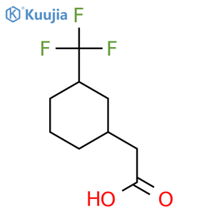 2-3-(Trifluoromethyl)cyclohexylacetic Acid structure