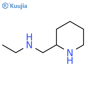 ethyl[(piperidin-2-yl)methyl]amine structure