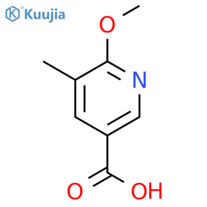 6-methoxy-5-methylpyridine-3-carboxylic acid structure