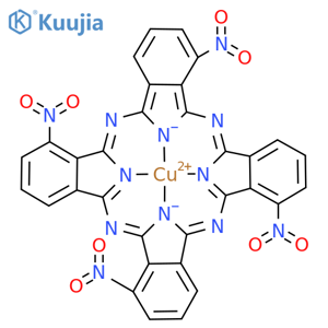 Copper,[1,8,15,22-tetranitro-29H,31H-phthalocyaninato(2-)-kN29,kN30,kN31,kN32]-,(SP-4-1)- (9CI) structure