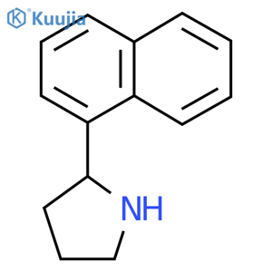 2-(Naphthalen-1-yl)pyrrolidine structure