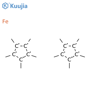 1,1',2,2',3,3',4,4',5,5'-Decamethylferrocene structure