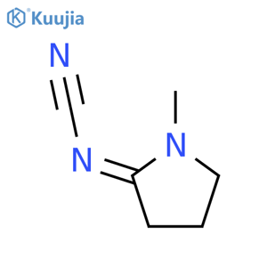 Cyanamide,(1-methyl-2-pyrrolidinylidene)- (9CI) structure