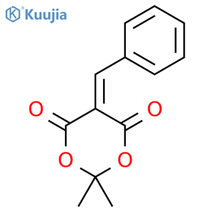 2,2-DIMETHYL-5-(PHENYLMETHYLENE)-1,3-DIOXANE-4,6-DIONE structure