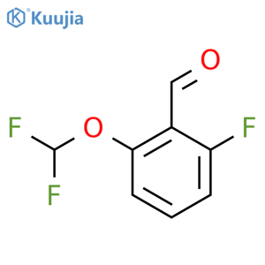 2-(Difluoromethoxy)-6-fluorobenzaldehyde structure