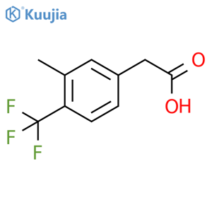 3-Methyl-4-(trifluoromethyl)benzeneacetic Acid structure