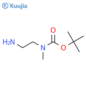 N-(2-Aminoethyl)-N-methyl-carbamic Acid 1,1-Dimethylethyl Ester structure