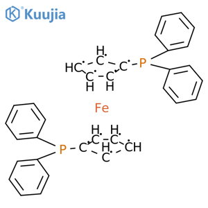 ferrous;cyclopenta-2,4-dien-1-yl(diphenyl)phosphane(1:2) structure