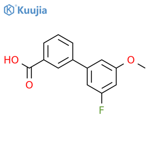 3'-Fluoro-5'-methoxybiphenyl-3-carboxylic acid structure