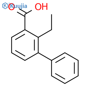 2'-Ethylbiphenyl-3-carboxylic acid structure