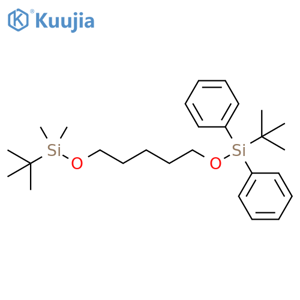 4,10-Dioxa-3,11-disilatridecane,2,2,3,3,12,12-hexamethyl-11,11-diphenyl- structure