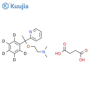 Doxylamine-d5 Succinate structure