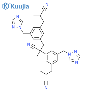 Anastrozole Dimer Impurity structure