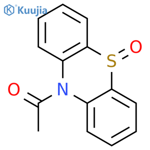 Ethanone,1-(5-oxido-10H-phenothiazin-10-yl)- structure