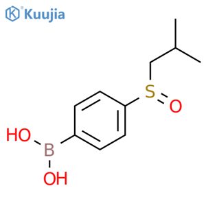 4-(Isobutylsulfinyl)phenylboronic acid structure