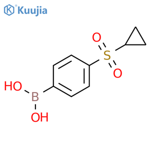 4-(Cyclopropylsulfonyl)phenylboronic acid structure