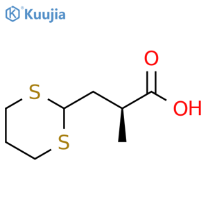 1,3-Dithiane-2-propanoic acid, α-methyl-, (S)- structure