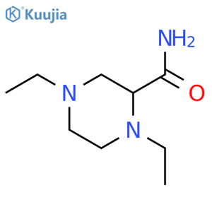 2-Piperazinecarboxamide,N,N-diethyl- structure