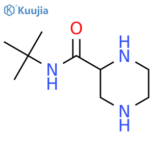 N-(tert-Butyl)piperazine-2-carboxamide structure