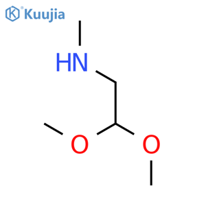 (2,2-dimethoxyethyl)(methyl)amine structure