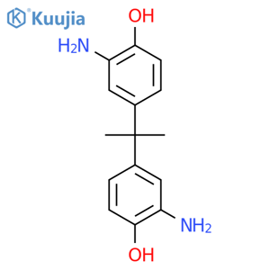 4,4'-(Propane-2,2-diyl)bis(2-aminophenol) structure