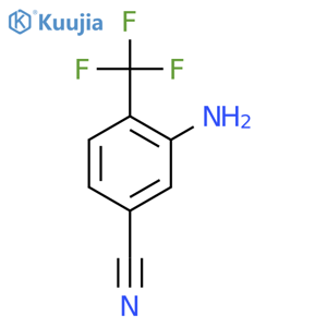 3-Amino-4-(trifluoromethyl)benzonitrile structure