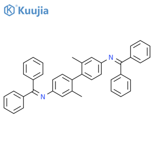 [1,1'-Biphenyl]-4,4'-diamine, N4,N4'-bis(diphenylmethylene)-2,2'-dimethyl- structure