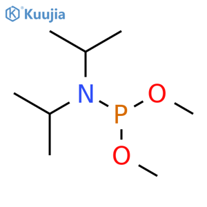 Dimethyl N,N-diisopropylphosphoramidite structure