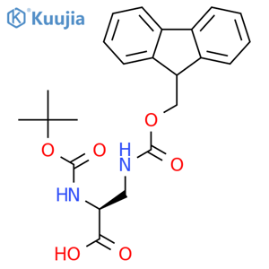 Boc-Dap(Fmoc)-OH structure
