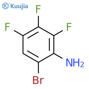 6-Bromo-2,3,4-trifluoroaniline structure