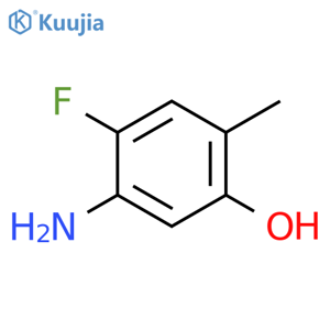 5-Amino-4-fluoro-2-methylphenol structure