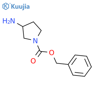 benzyl (3R)-3-aminopyrrolidine-1-carboxylate structure