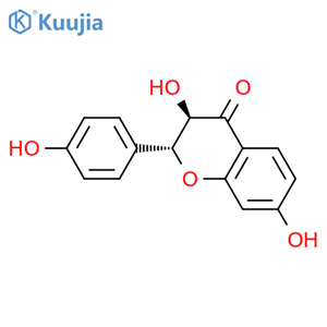 4H-1-Benzopyran-4-one,2,3-dihydro-3,7-dihydroxy-2-(4-hydroxyphenyl)-, (2R,3R)- structure