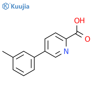 5-(m-Tolyl)picolinic acid structure