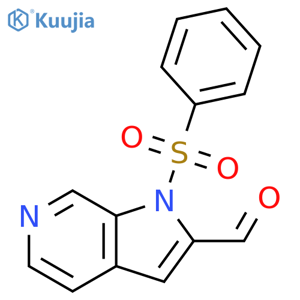 1-(Phenylsulfonyl)-6-azaindole-2-carbaldehyde structure