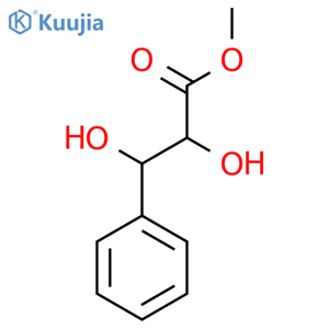 (2R,3S)-Methyl 2,3-dihydroxy-3-phenylpropanoate structure