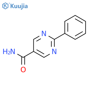 2-Phenyl-5-pyrimidinecarboxamide structure