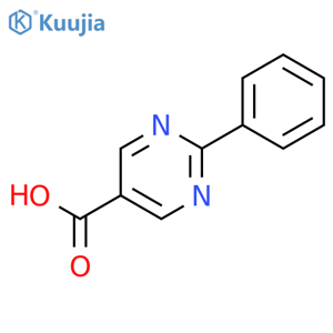 2-Phenylpyrimidine-5-carboxylic acid structure