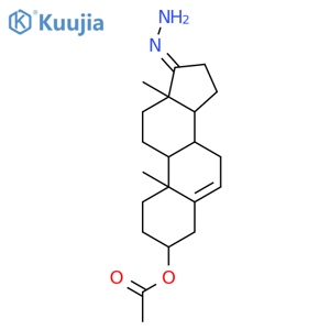 3-O-Acetylandrostenone hydrazone structure