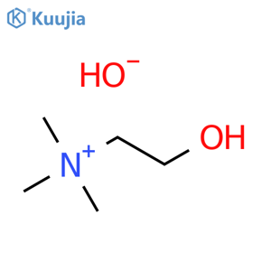 Choline Hydroxide in Methanol Solution (~45% w/w, stabilized with 0.5% Paraformaldehyde) structure