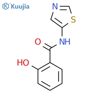 Benzamide,2-hydroxy-N-5-thiazolyl- structure