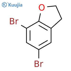 5,7-Dibromo-2,3-dihydrobenzofuran structure