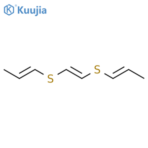 1-Propene, 1,1'-[1,2-ethenediylbis(thio)]bis-, (E,Z,Z)- (9CI) structure